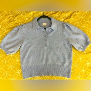 A New Day Soft Blue Knit Top. Medium. Very warm